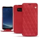 Housse cuir Samsung Galaxy S8+ - Rouge troupelenc - Couture