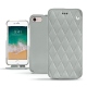 Capa em pele Apple iPhone 7 - Gris - Couture ( Nappa - Pantone W428C ) 