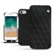 硬质真皮保护套 Apple iPhone 7 - Negre poudro - Couture