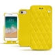 Capa em pele Apple iPhone 7 - Jaune fluo - Couture