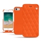 Capa em pele Apple iPhone 7 - Orange fluo - Couture
