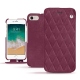 Funda de piel Apple iPhone 7 - Prune vintage - Couture