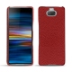 Sony Xperia 10 leather cover - Tomate ( Pantone 187C ) 