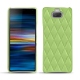 Lederschutzhülle Sony Xperia 10 - Vert olive - Couture ( Nappa - Pantone 578U ) 