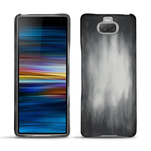 Sony Xperia 10 leather coverGris Patine