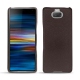 Coque cuir Sony Xperia 10 - Marron envoûtant