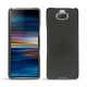 Coque cuir Sony Xperia 10 Plus - Noir ( Nappa - Black ) 