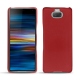 Sony Xperia 10 Plus leather cover - Rouge ( Nappa - Pantone 199C ) 