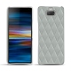 Lederschutzhülle Sony Xperia 10 Plus - Gris - Couture ( Nappa - Pantone W428C ) 
