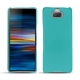 Custodia in pelle Sony Xperia 10 Plus - Bleu fluo