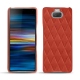 Custodia in pelle Sony Xperia 10 Plus - Arange clouquié - Couture