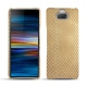 Sony Xperia 10 Plus leather cover - Serpent sabbia