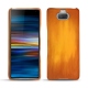 Sony Xperia 10 Plus leather cover - Orange Patine