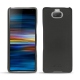 Coque cuir Sony Xperia 10 Plus - Noir PU