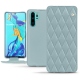 Funda de piel Huawei P30 Pro - Bleu ciel - Couture ( Nappa - Pantone 277C ) 