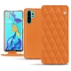Huawei P30 Pro leather case - Orange - Couture ( Nappa - Pantone 1495U ) 
