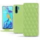 Housse cuir Huawei P30 Pro - Vert olive - Couture ( Nappa - Pantone 578U ) 