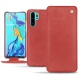 Huawei P30 Pro leather case - Cerise vintage ( Pantone 185C ) 