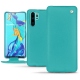 Lederschutzhülle Huawei P30 Pro - Bleu fluo