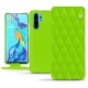 Huawei P30 Pro leather case - Vert fluo - Couture