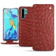 硬质真皮保护套 Huawei P30 Pro - Autruche ciliegia