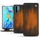 Huawei P30 Pro leather case - Marron Patine