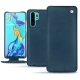 Huawei P30 Pro leather case - Blu mediterran