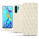 Huawei P30 Pro leather case - Blanc escumo - Couture