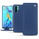 Huawei P30 Pro leather case - Bleu frisson