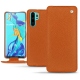 Huawei P30 Pro leather case - Orange vibrant
