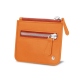 Zipper money wallet - Orange ( Nappa - Pantone 1495U ) 