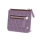 Zipper money wallet - Lilas - Couture ( Nappa - Pantone 2645U ) 