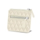 Zipper money wallet - Blanc - Couture ( Bologna - White ) 