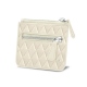 Porta-moedas com fecho-éclair - Blanc escumo - Couture
