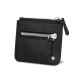 Zipper money wallet - Negre poudro