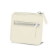 Zipper money wallet - Blanc PU