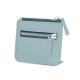 Zipper money wallet - Bleu Ciel PU