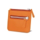 Monedero con cremallera - Orange PU