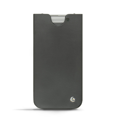 硬质真皮保护套 HTC One M8 - Noir ( Nappa - Black ) 