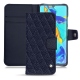 Housse cuir Huawei P30 Pro - Cobalt - Couture ( Pantone 2766C ) 