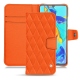 Huawei P30 Pro leather case - Orange fluo - Couture