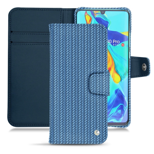 Lederschutzhülle Huawei P30 ProAbaca ishia ( Pantone #395775 ) 