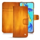 Huawei P30 Pro leather case - Orange Patine