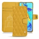 Huawei P30 Pro leather case - Jaune soulèu - Couture