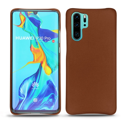 Capa em pele Huawei P30 ProMarron ( Nappa - Pantone #8B4720 ) 