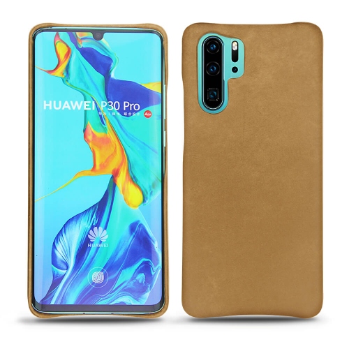 Capa em pele Huawei P30 ProSable vintage ( Pantone #9b7340 ) 