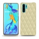 Capa em pele Huawei P30 Pro - Beige - Couture ( Nappa - Pantone 7502C ) 