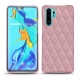 Huawei P30 Pro leather cover - Rose - Couture ( Nappa - Pantone 2365C ) 