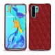 Huawei P30 Pro leather cover - Tomate - Couture ( Pantone 187C ) 