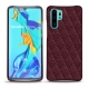 Capa em pele Huawei P30 Pro - Lie de vin - Couture ( Pantone 5115C ) 